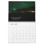 Het winterlandschap van de IJslandse Muur Kalender (Jan 2027)
