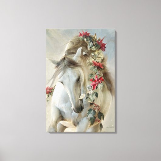 Het Winterpaard - Ingepakt Canvas Afdruk (Voorkant)