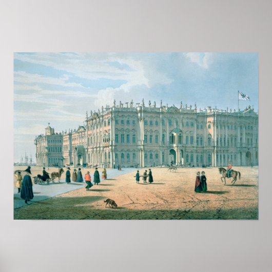Het winterpaleis zoals die uit het Palace Passage Poster (Voorkant)