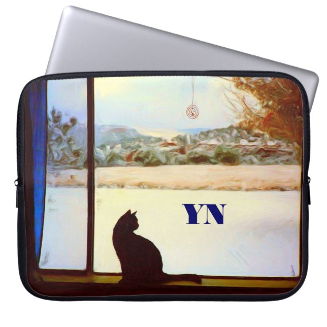 Het winterraam van Tosca Laptop Sleeve (Voorkant)