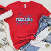 Het winterse wintershirt van het vriesseizoen t-shirt