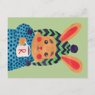 Het winterseizoen komt eraan (Rabbit Edition) Briefkaart