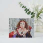 Het winterthema van het briefkaart "The Passion Be (Staand voorkant)