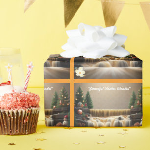 Het winterwonderland van Snowman Cadeaupapier