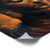 Het Wisdom van Boeddha Portrait art Poster (Hoek)