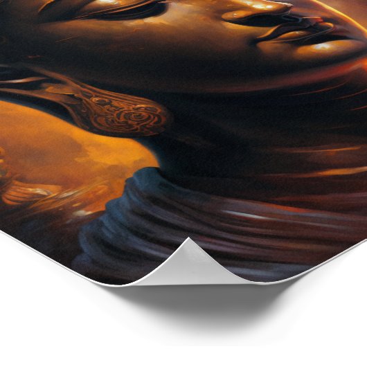 Het Wisdom van Boeddha Portrait art Poster (Hoek)