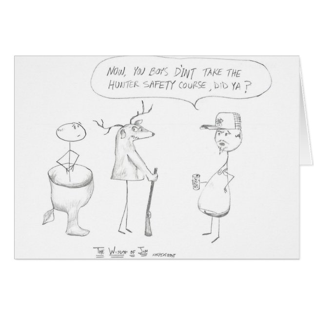 Het Wisdom van Jim:  Hunter Safety (Voorkant Horizontaal)