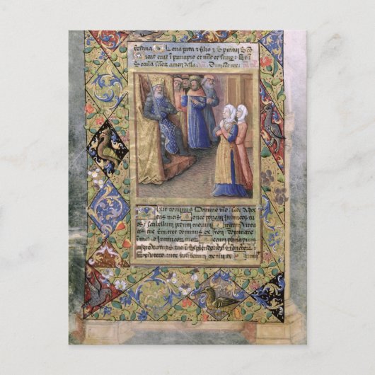 Het Wisdom van Solomon Briefkaart (Voorkant)