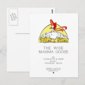 Het Wise Mamma Goose Hoesje Briefkaart (Voorkant / Achterkant)