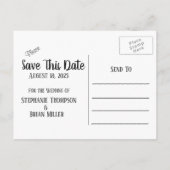 Het wit hoort Uw Foto sparen het Briefkaart van de (Achterkant)