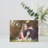 Het wit hoort Uw Foto sparen het Briefkaart van de (Staand voorkant)