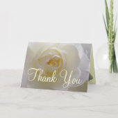 Het wit nam Kaart dankt u personaliseerde de Kaart (Voorkant)