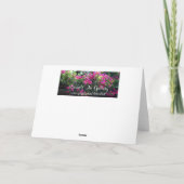 Het wit nam Liefde toe Kaart (Achterkant)