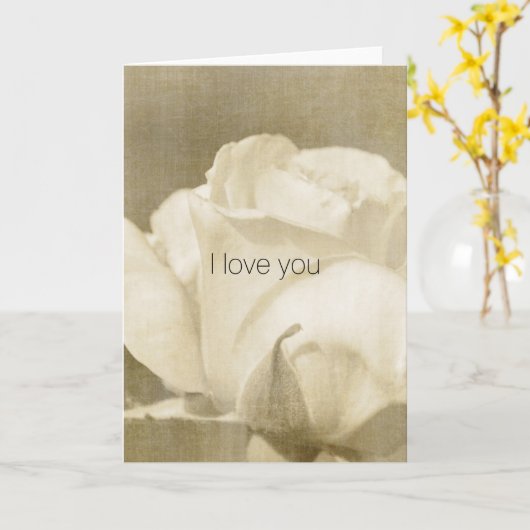 Het wit nam toe kaart (Gele Bloem)