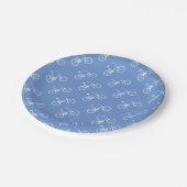 Het Wit van de Jongens van de fiets Papieren Bordje (Gekanteld)