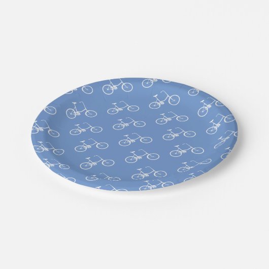 Het Wit van de Jongens van de fiets Papieren Bordje (Gekanteld)