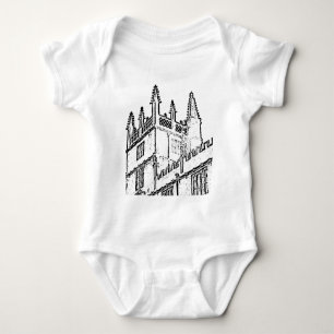 Het Wit van de Spiralen van de Bouw van Oxford Romper