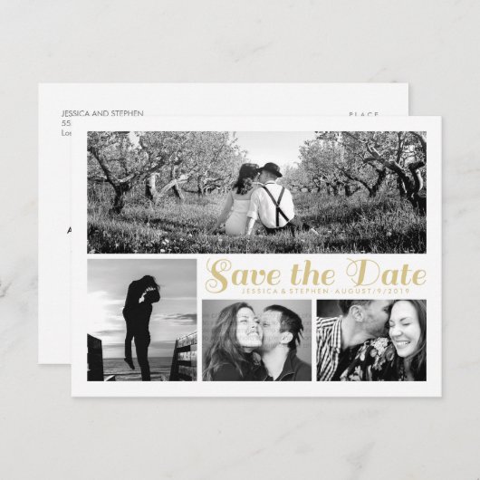 Het Wit van het manuscript sparen het Briefkaart v (Voorkant / Achterkant)