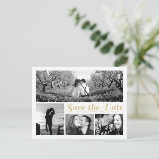 Het Wit van het manuscript sparen het Briefkaart v (Staand voorkant)