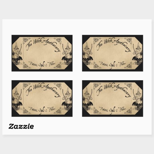 HET WITCH APOTHECARY ETIKET (Vel)