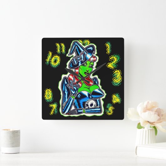 Het Witching Uour Vierkante Klok (Huis)