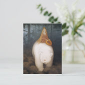 "Het witte Beer" van Theodor Kittelsen Briefkaart (Staand voorkant)