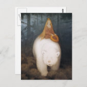 "Het witte Beer" van Theodor Kittelsen Briefkaart (Voorkant / Achterkant)