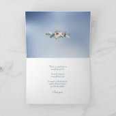 Het witte BloemenMoederdag van de Zwaan Kaart (Binnen)