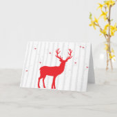 Het witte BosWenskaart van de Boom van de Berk met Kaart (Gele Bloem)