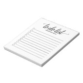 Het witte Elegant Manuscript van de Borstel om Lij Notitieblok (Linkerzijde)