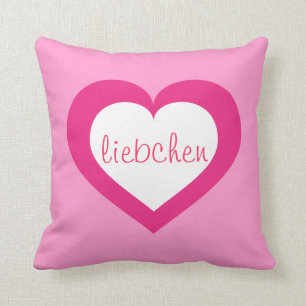 Het witte en hete roze hart van Liebchen Kussen