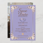 Het Witte Florale Berichten van het Manuscript van Kaart (Voorkant / Achterkant)