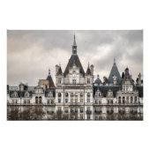 Het witte gebouw in Londen Foto Afdruk (Voorkant)