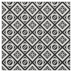 Het witte Geometrische Patroon van het Gelijke Stof