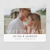 Het Witte Gezochte Begroting sparen de Foto van de Flyer (Voorkant)