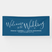 Het witte hartmanuscript van het huwelijk tekst na spandoek (Horizontaal)