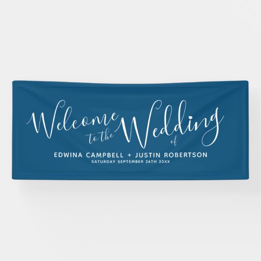 Het witte hartmanuscript van het huwelijk tekst na spandoek (Horizontaal)