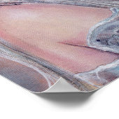 Het witte heksenposter met geschreeuw van Renee La Poster (Hoek)