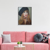 Het witte heksenschilderij van Alfred Fox Canvas Afdruk (Insitu (Woonkamer))