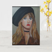 Het witte heksenschilderij van Alfred Fox Kaart (Gele Bloem)