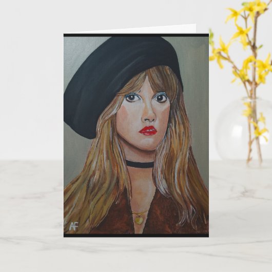 Het witte heksenschilderij van Alfred Fox Kaart (Gele Bloem)