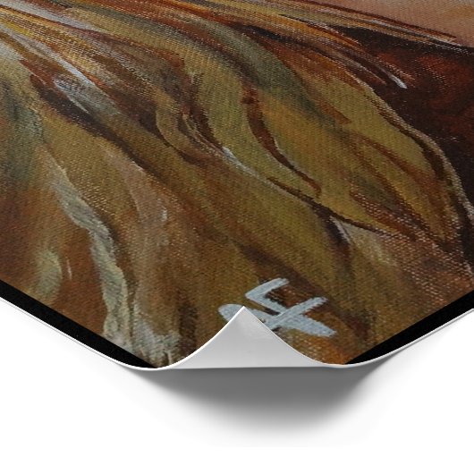 Het witte heksenschilderij van Alfred Fox Poster (Hoek)