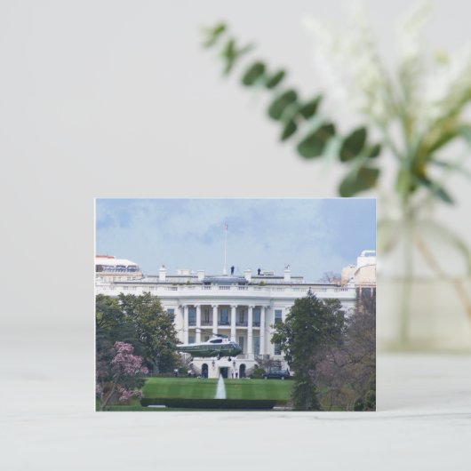 Het Witte Huis Briefkaart (Staand voorkant)