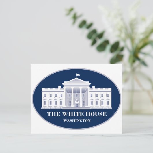 Het Witte Huis Briefkaart (Staand voorkant)