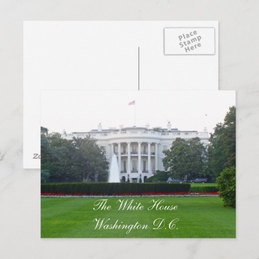 Het Witte Huis Briefkaart (Voorkant / Achterkant)