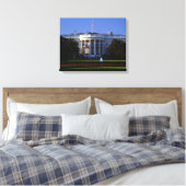 Het Witte Huis Canvas Afdruk (Insitu (Slaapkamer))