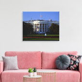 Het Witte Huis Canvas Afdruk (Insitu (Woonkamer))