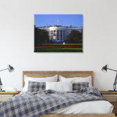 Het Witte Huis Canvas Afdruk (Insitu (Slaapkamer))