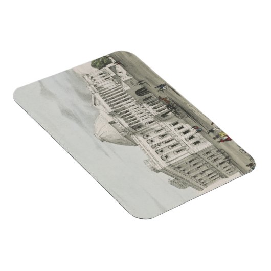 Het Witte Huis, Capitol in Washington Lithograaf Magneet (Rechterzijde)