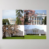 Het Witte Huis Collage Poster (Voorkant)